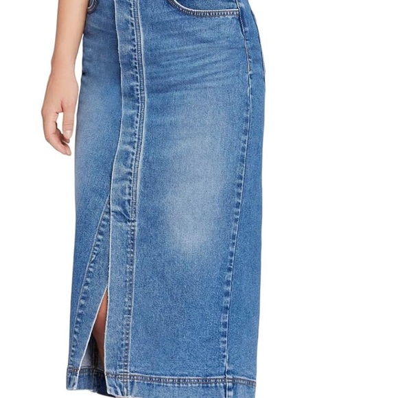 NWT Current/Elliott The Insignia Dunes Denim Skirt size 29 - Picture 8 of 9
